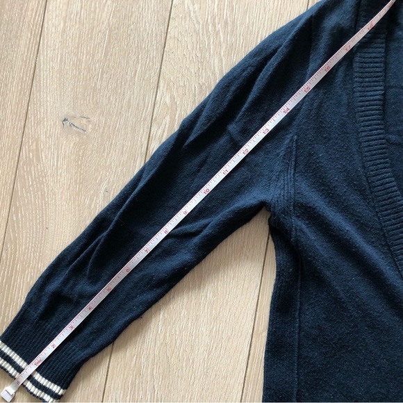 Abercrombie & Fitch Y2K Logo Pocket Light Cardigan in Navy Size S - Picture 10 of 11